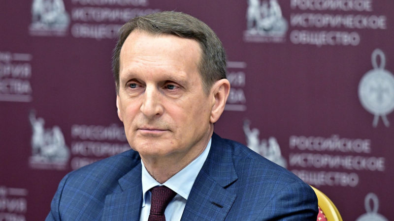 Нарышкин обвинил англосаксов в переходе к открытому террору