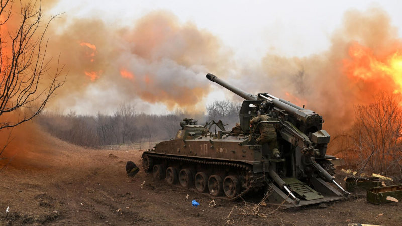 ВС России уничтожили САУ и пункт управления БПЛА ВСУ