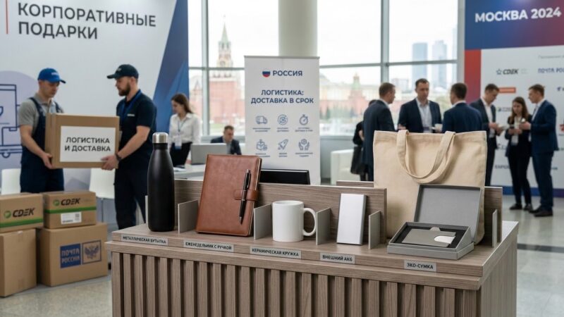 Каталог корпоративных подарков с нанесением логотипа и оптовые условия доставки по РФ